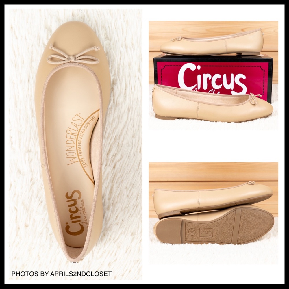 SAM EDELMAN SLIP ONS NUDE BALLET FLATS A3C - Picture 5 of 12